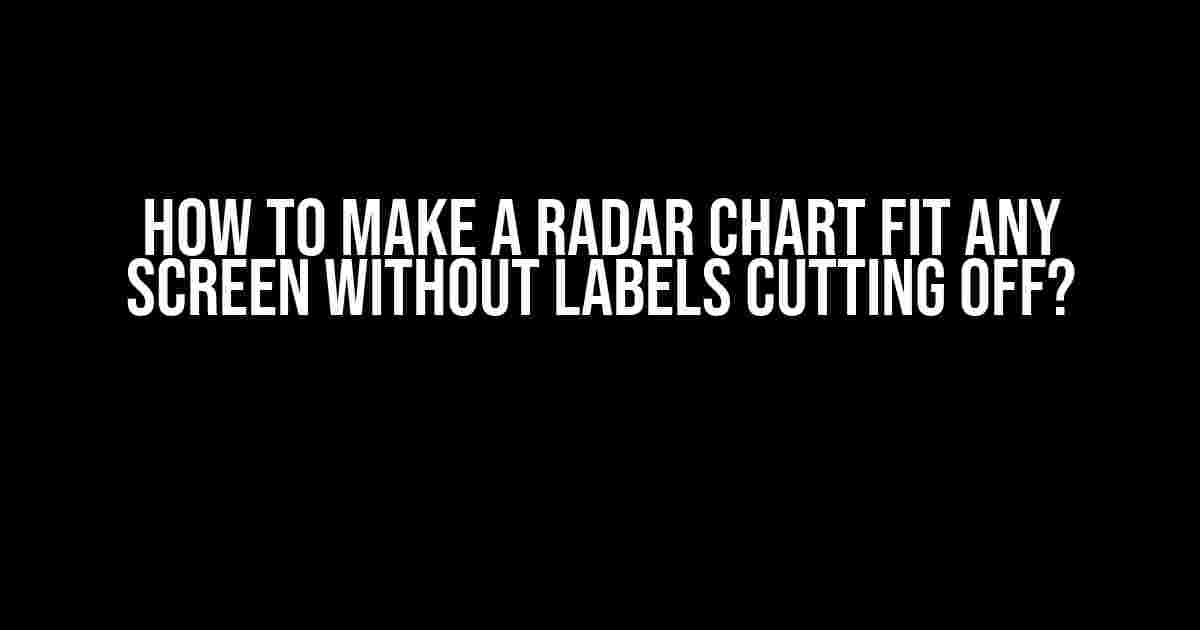 How to Make a Radar Chart Fit Any Screen Without Labels Cutting Off?