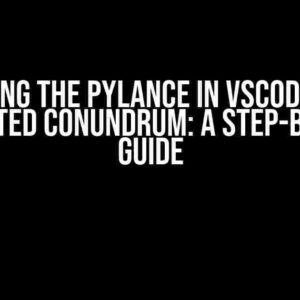 Solving the Pylance in VSCode Not Activated Conundrum: A Step-by-Step Guide