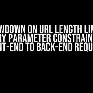 The Lowdown on URL Length Limit and Query Parameter Constraints in Front-End to Back-End Requests